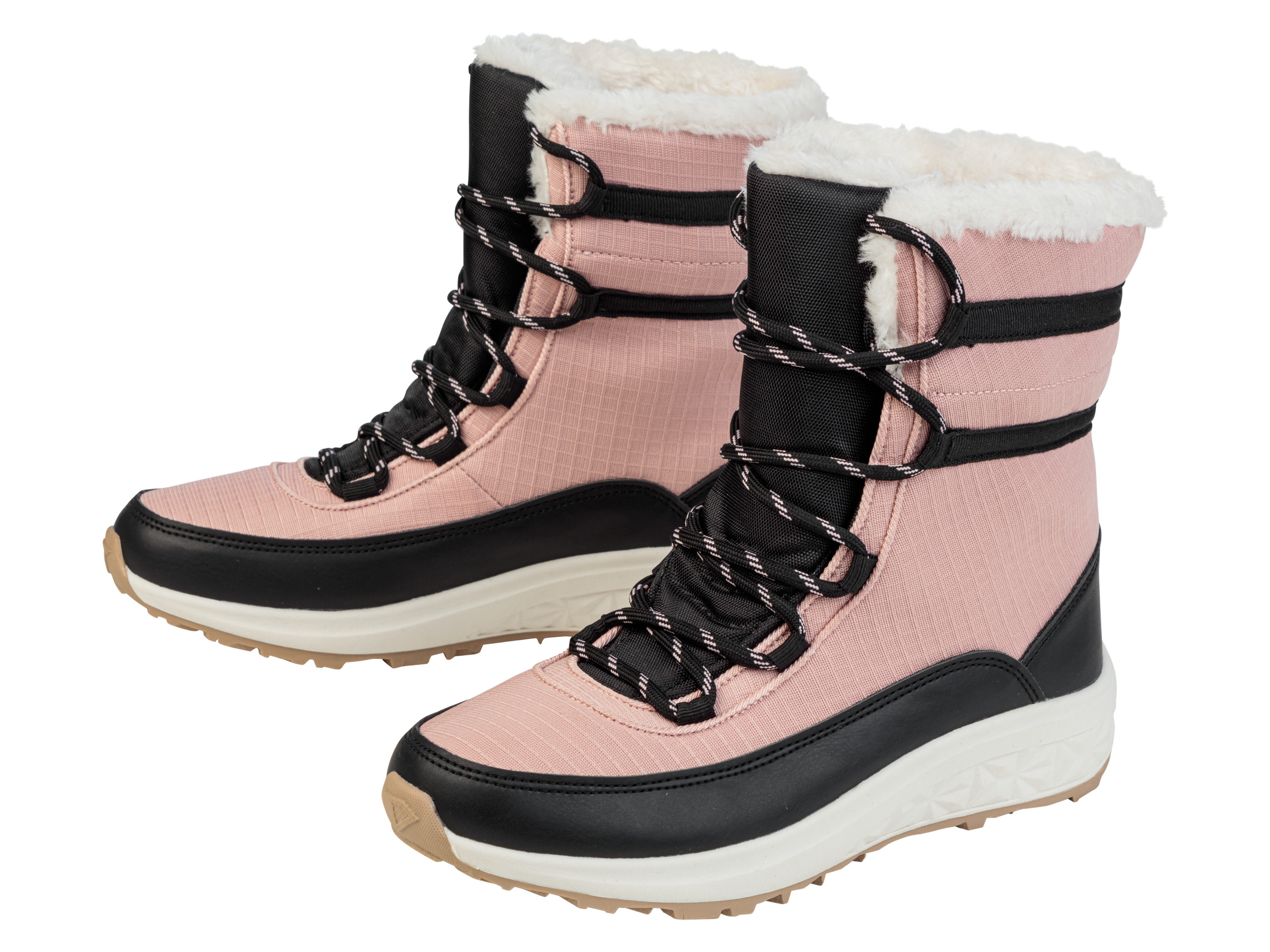 esmara® Bottes à lacets femme (noir/rose, 40)