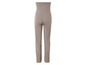 Pantalon beige en tricot taille haute.