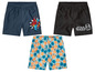 Shorts de bain avec des motifs Spiderman, Star Wars et Tom et Jerry.