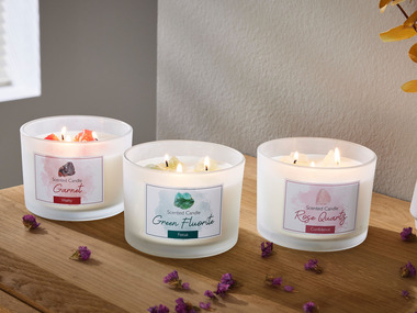 LIVARNO home Bougie parfumée en verre