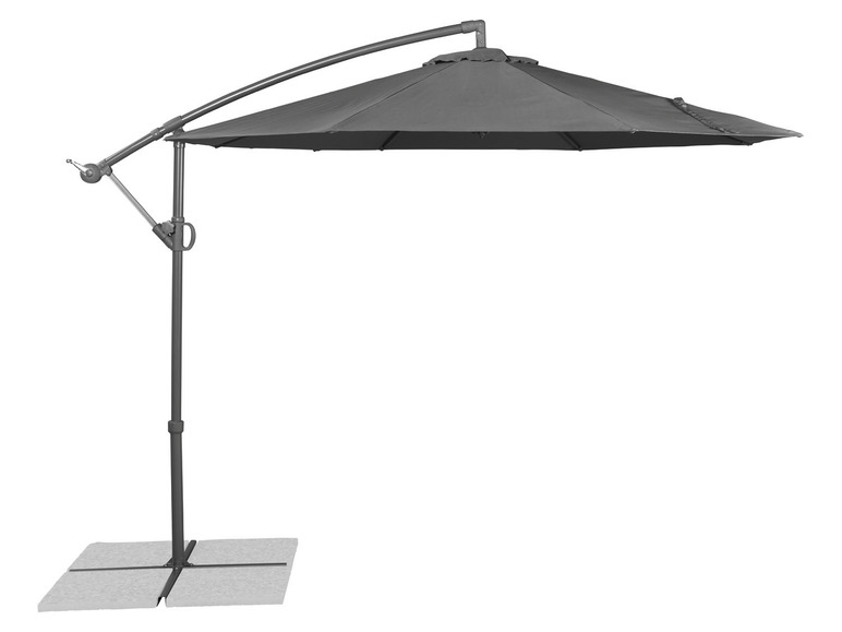 Aller en mode plein écran : LIVARNO home Parasol déporté, avec inclinaison réglable, anthracite - Image 3