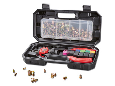 PARKSIDE® Pince à écrous à riveter avec accessoires, 151 pièces