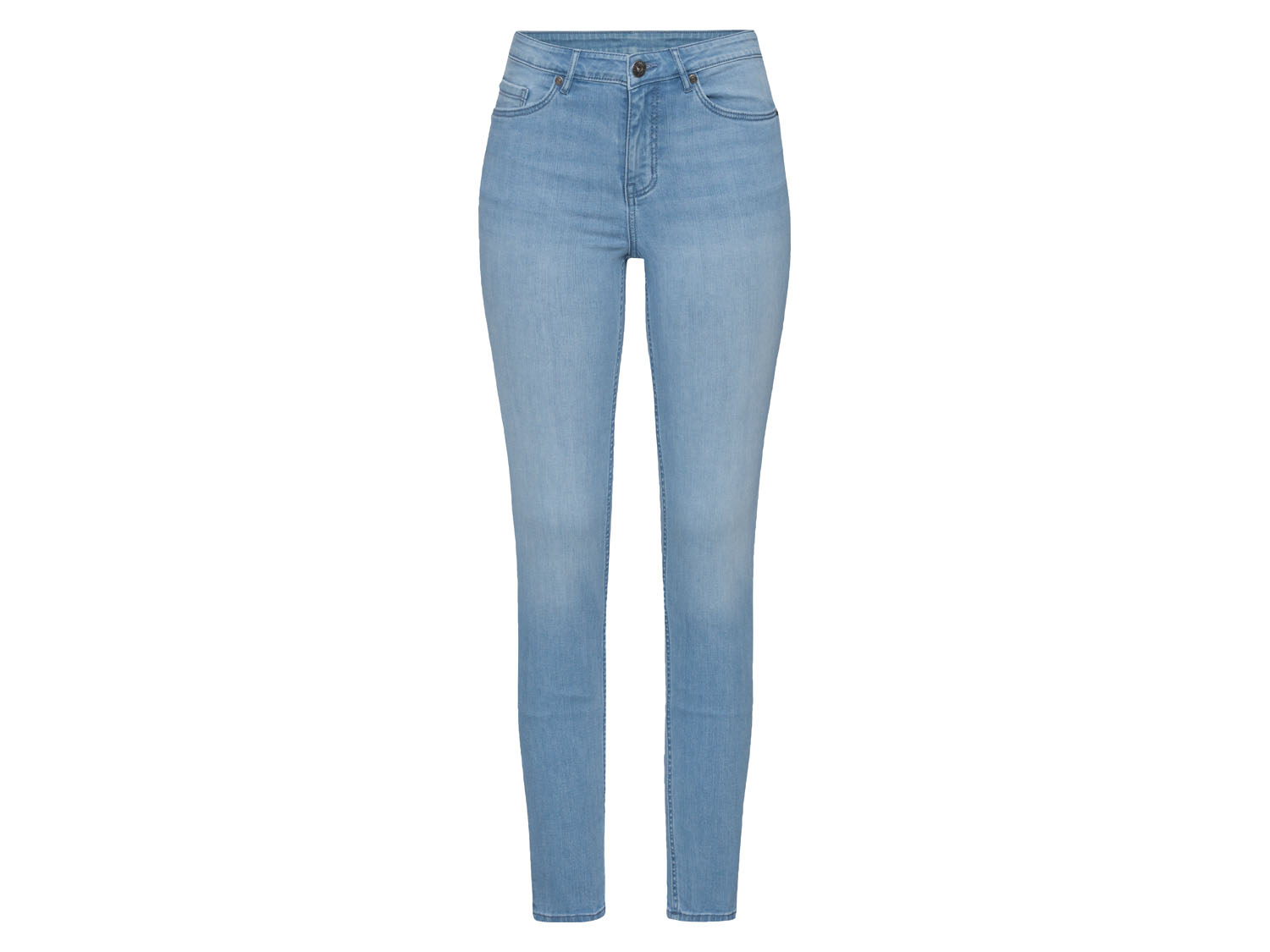 esmara® Jeans pour femme, Super Skinny Fit, taille basse (bleu clair)