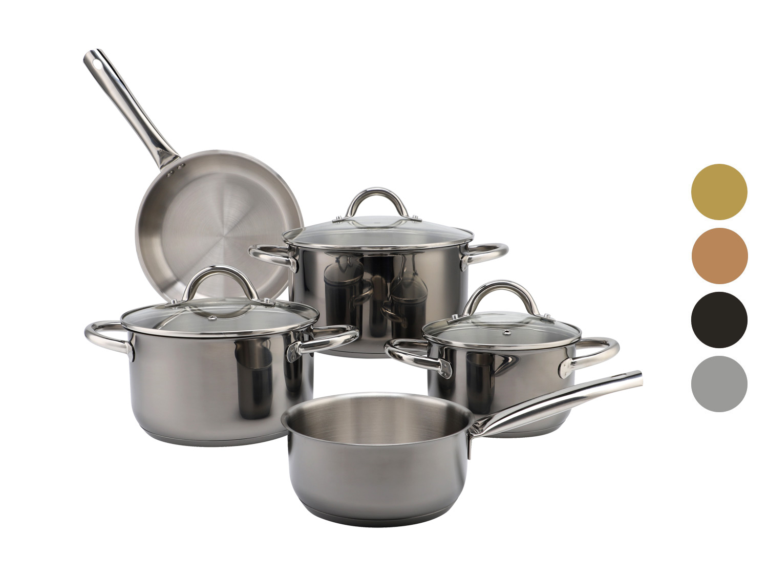 ECHTWERK Set de casseroles 8 pièces