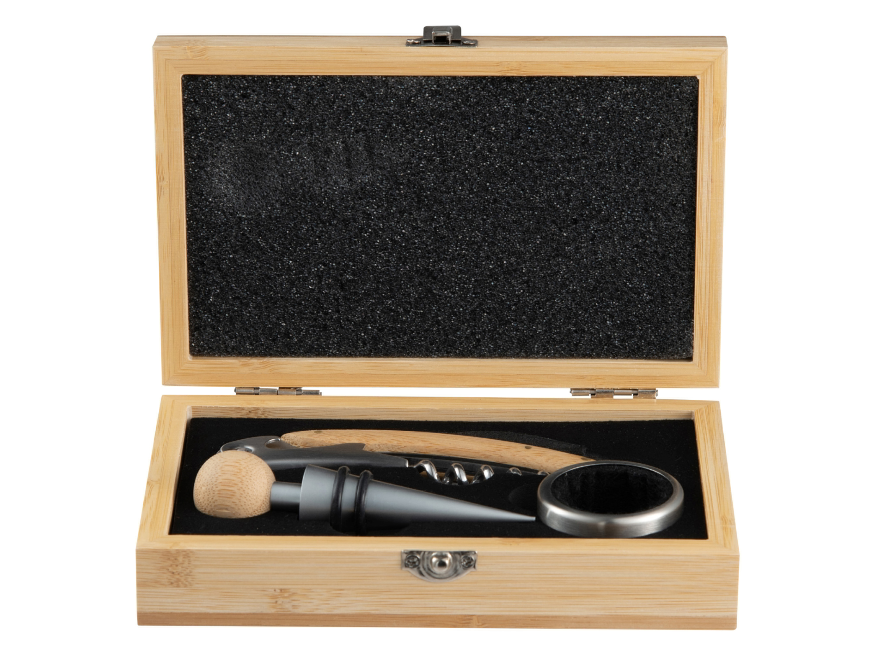 Masterpro Coffret à vin en bambou