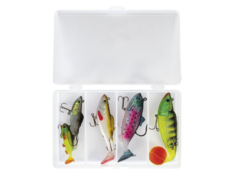 Aller en mode plein écran : Rocktrail Set d'appâts de pêche en plastique, 4 pièces - Image 6