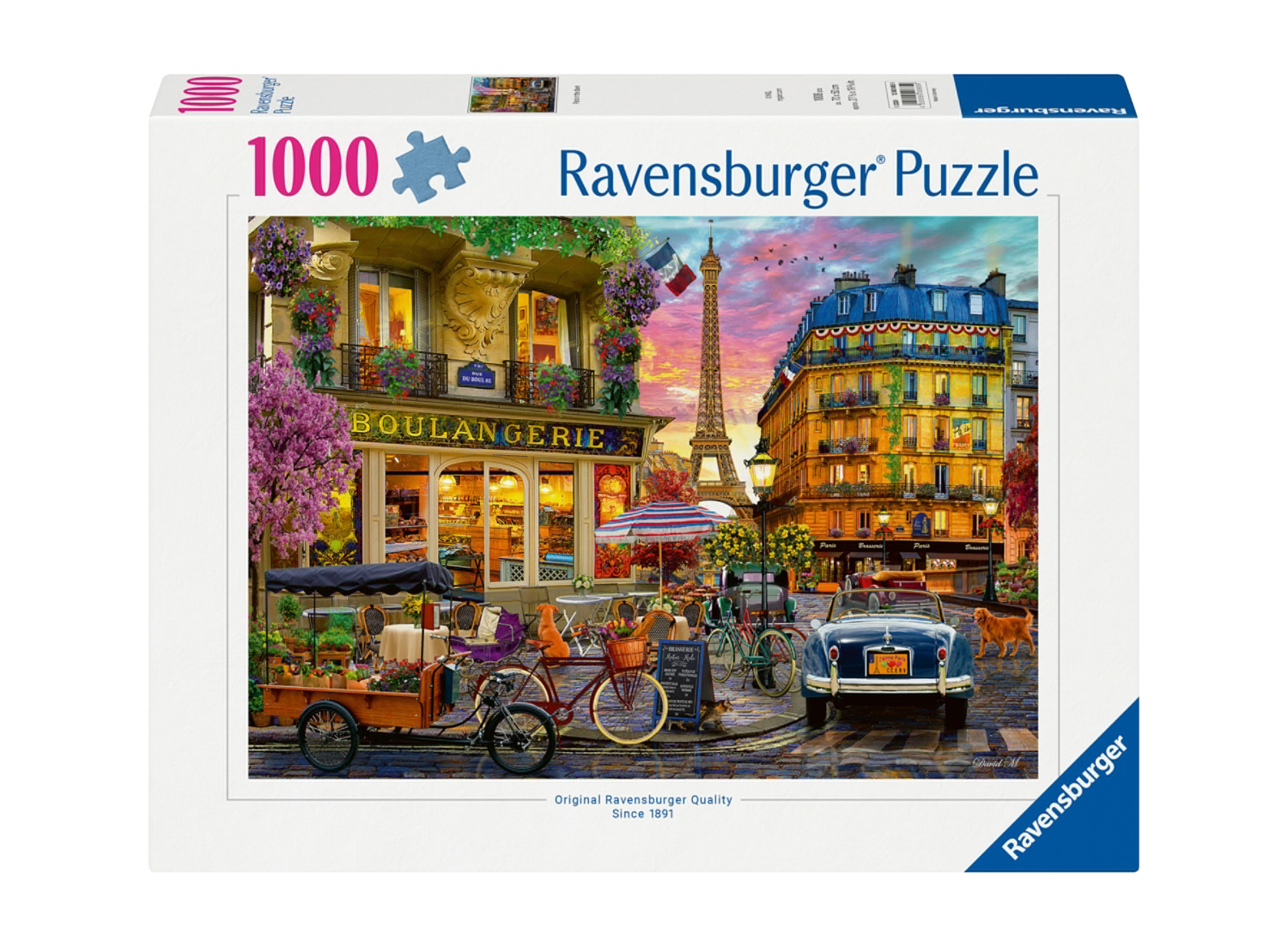 RAVENSBURGER Puzzle 1000 pièces (Paris à l'aube)