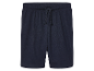 Shorts de sport bleu marine avec cordon.