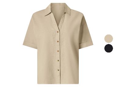 ESMARA® Chemisier en lin Premium femme