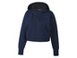 Un sweat à capuche et fermeture éclair bleu marine de Crivit.
