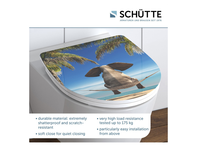 Aller en mode plein écran : Schütte Abattant WC High Gloss, avec fermeture en douceur - Image 17