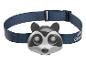 Lampe frontale Crivit forme de raton laveur.