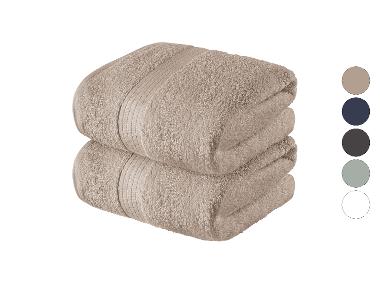 LIVARNO home Serviettes de toilette en éponge