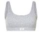 Soutien-gorge en coton gris avec étiquette 'Love Cotton'