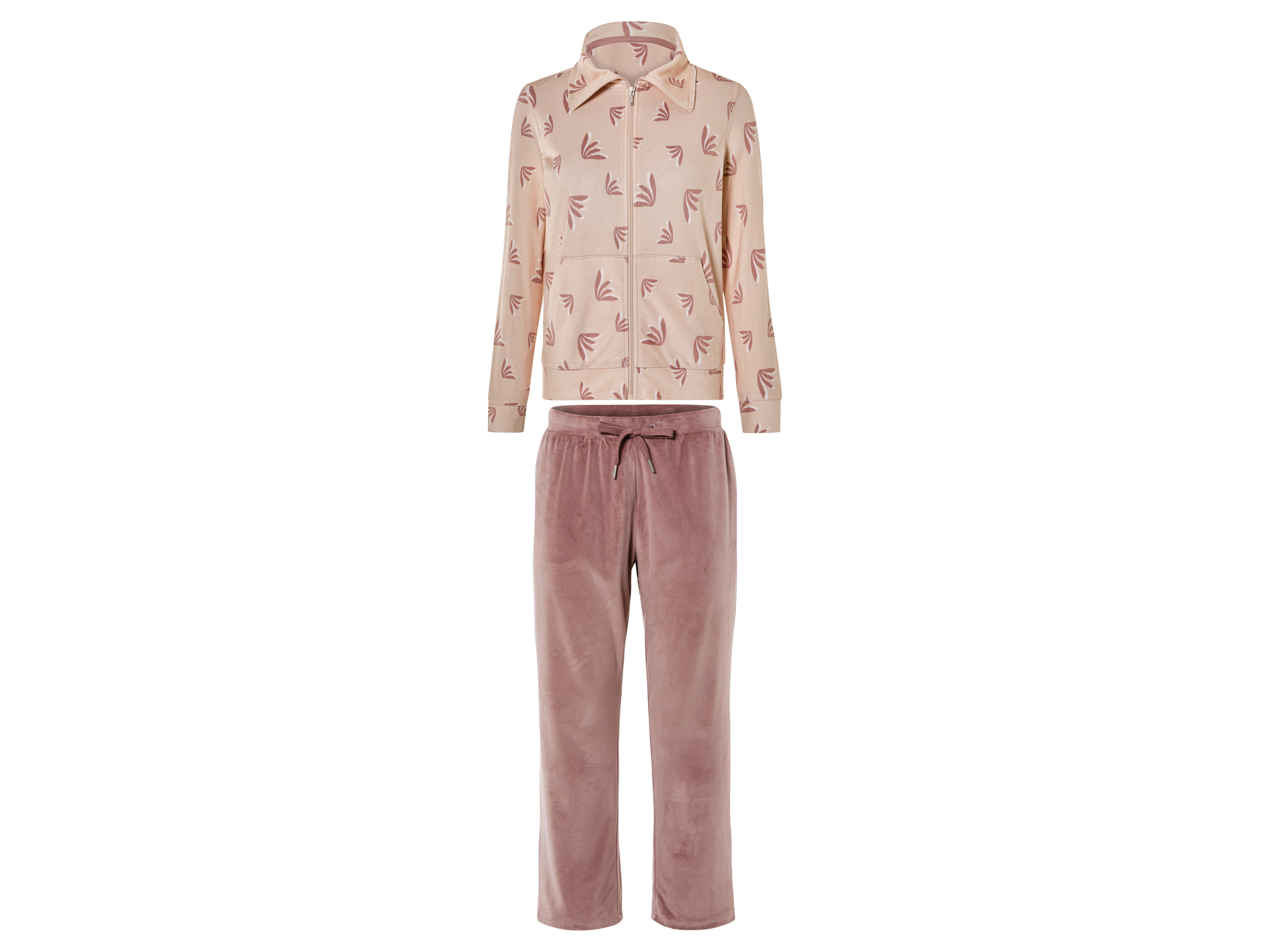esmara® Ensemble pyjama femme (beige/rose, S(34/36))