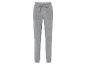 Pantalon de survêtement gris avec cordon de serrage à la taille.
