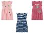 Robes d'été pour filles : motifs girafes, rayures et feuilles tropicales.