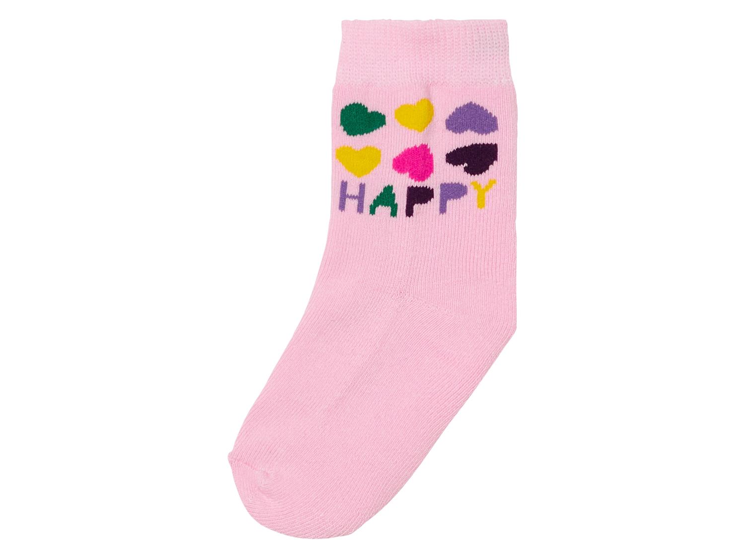 Lot de 5 paires de chaussettes thermiques petite fille