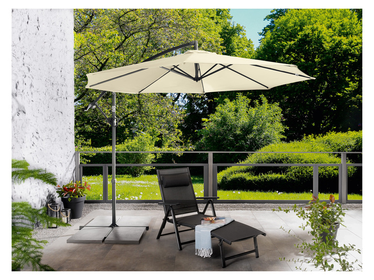 Aller en mode plein écran : LIVARNO home Parasol déporté , écru - Image 2