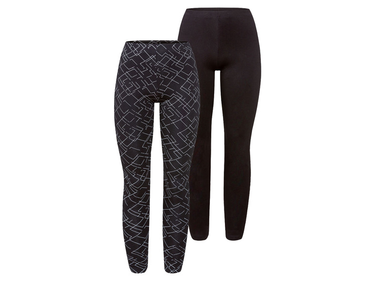 Aller en mode plein écran : esmara® Lot de 2 leggings femme - Image 2