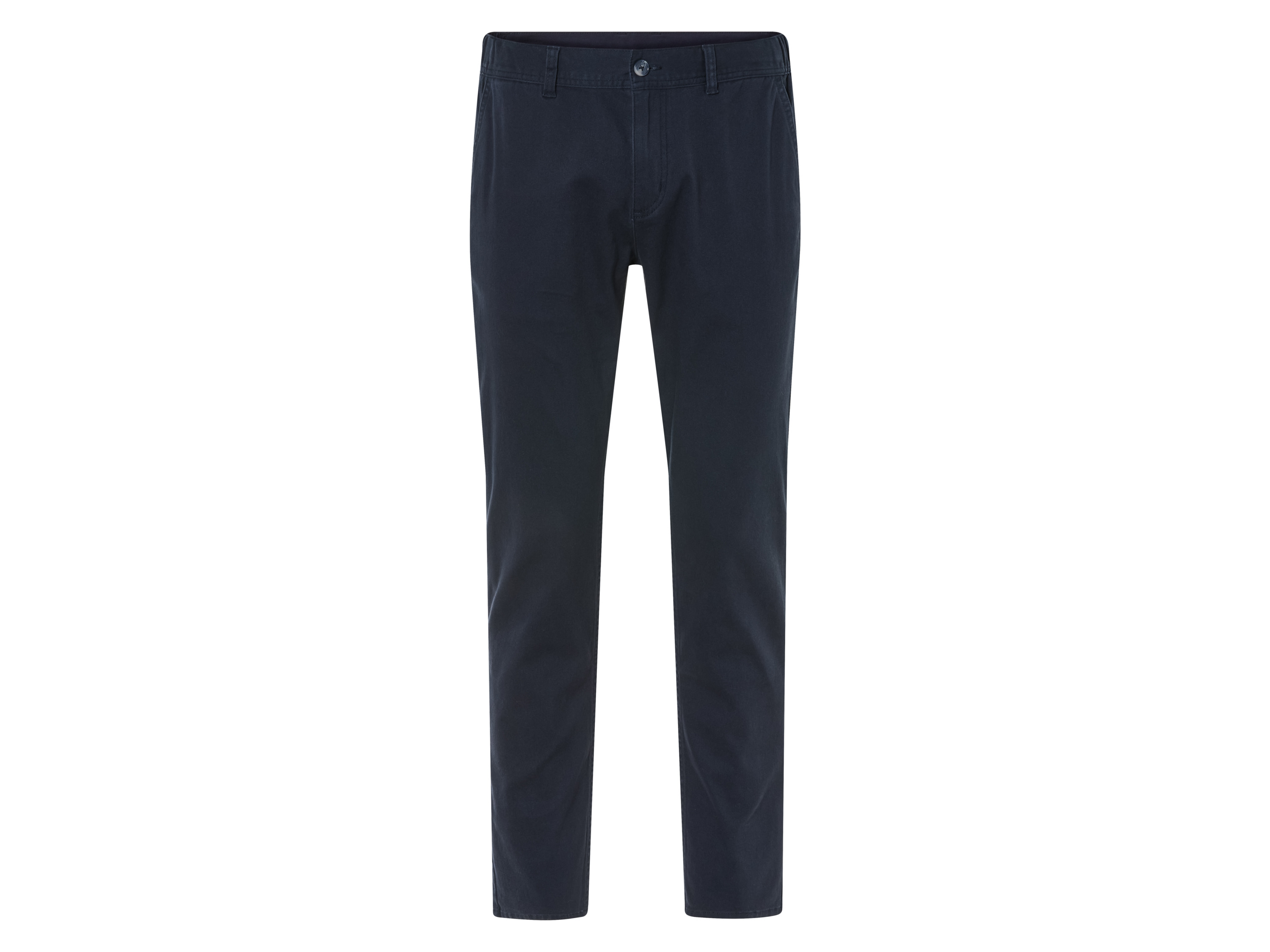 LIVERGY® Pantalon chino homme (bleu foncé, S)