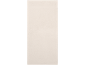 Serviette de bain beige doux avec une bordure côtelée subtile