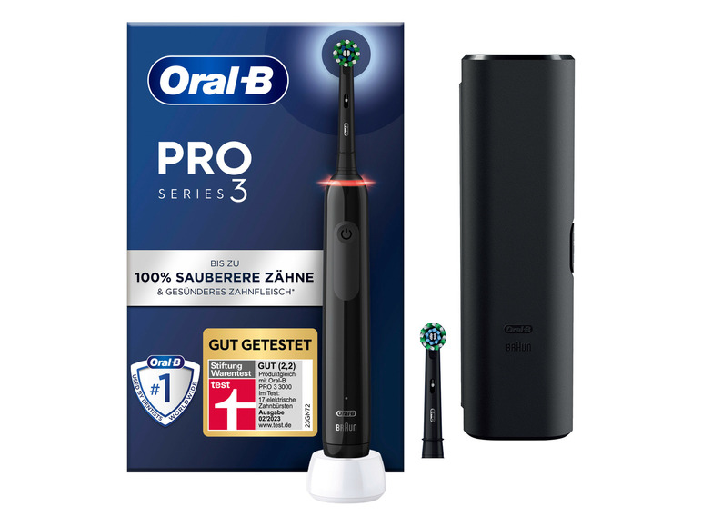 Aller en mode plein écran : Oral-B Brosse à dents électrique Pro 3 3500, avec étui - Image 10