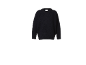 Pull en maille noir pour enfant avec col rond