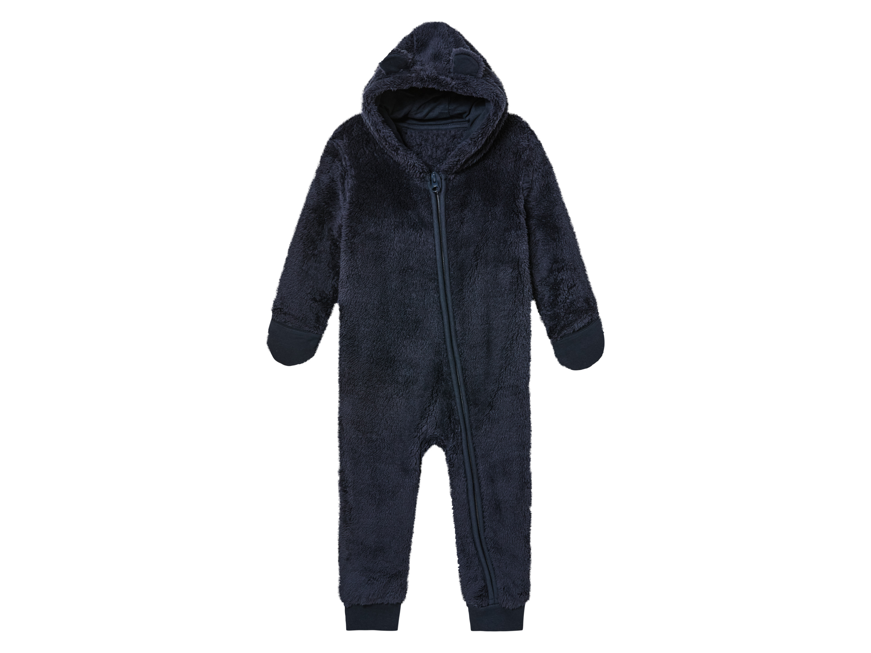 lupilu® Combinaison en polaire bébé (50/56, bleu foncé)