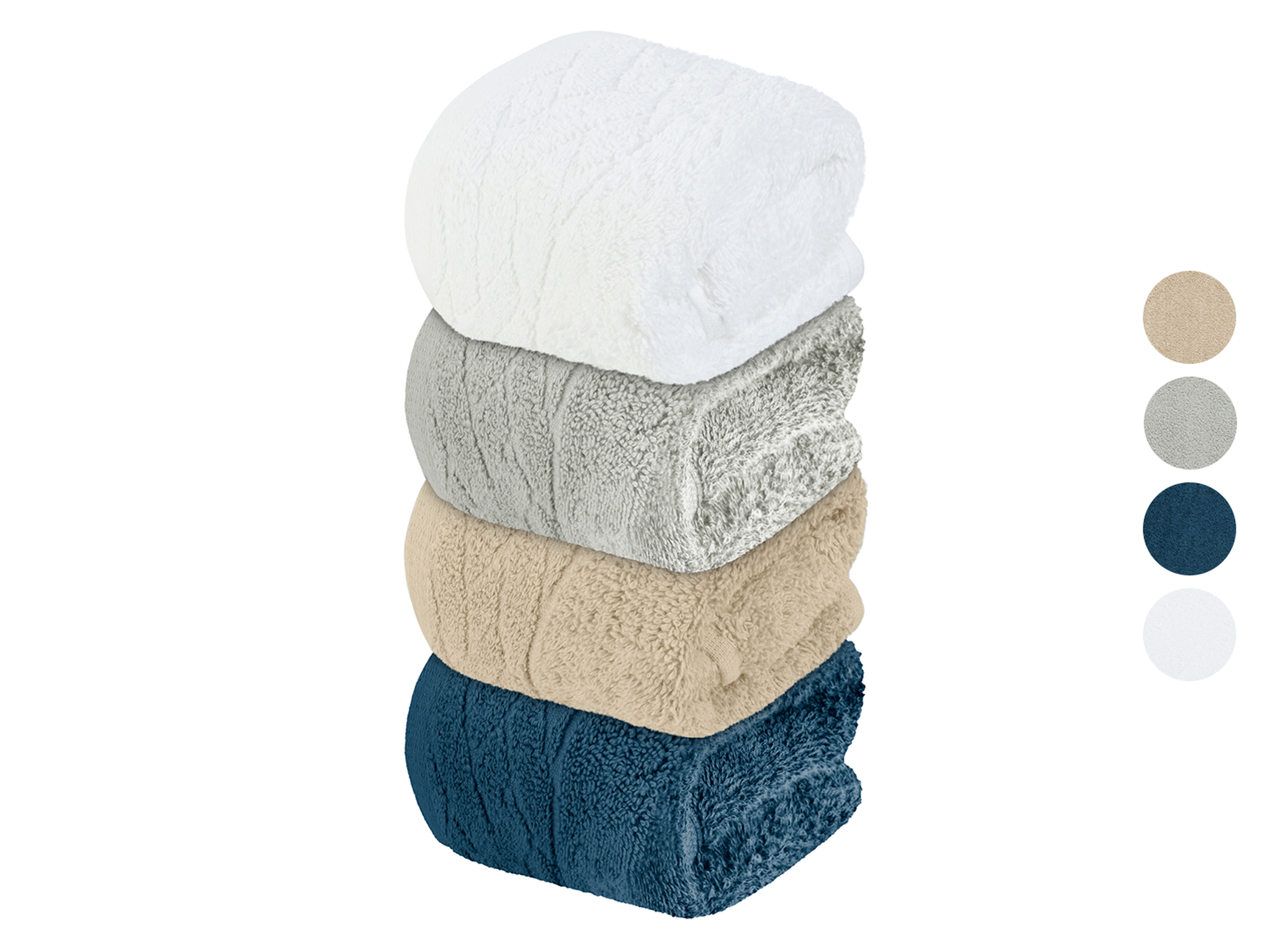 LIVARNO home Serviette de douche en éponge, 50 x 100 cm