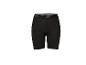 Shorts de cyclisme noirs avec taille élastique et détails de logo.