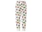 Pantalon de pyjama blanc pour enfants avec imprimé de super-héros coloré