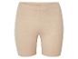Short de vélo beige en jersey doux.