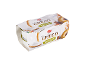 Yaourt grec pomme et cannelle en pack de quatre.