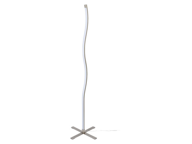 Aller en mode plein écran : LIVARNO home Lampadaire LED, aspect nickel mat - Image 6