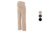 Pantalons amples de grossesse en gaze de coton, disponibles en beige, vert foncé et noir.