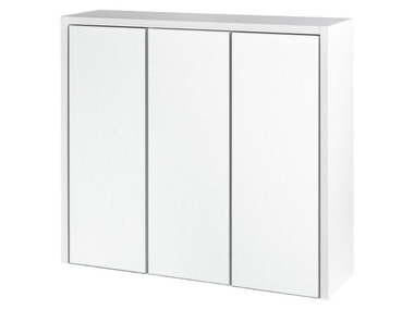 LIVARNO home Armoire de salle de bains miroir Oslo, 65 x 60 x 17 cm, blanche