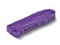 Sangle de levage PARKSIDE WLL 1000KG violette, soigneusement pliée sur fond blanc.