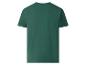 T-shirt vert à manches courtes, vue de dos.