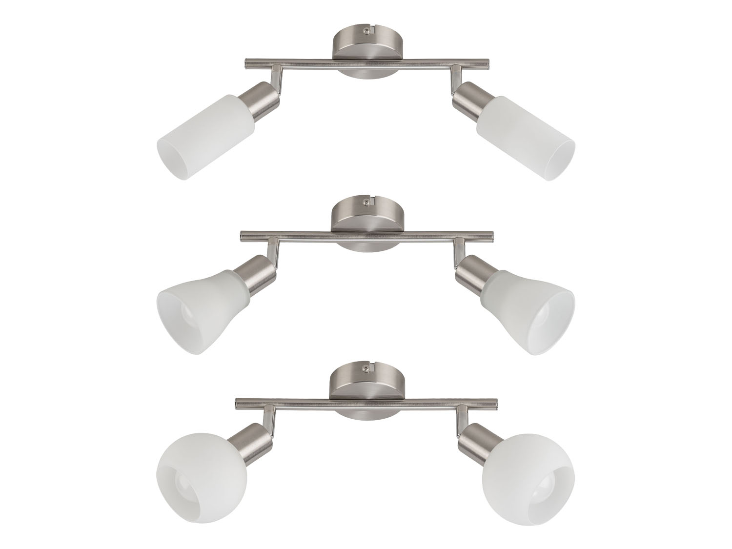 LIVARNO home Plafonnier à LED à 2 spots