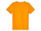 Un t-shirt orange uni.