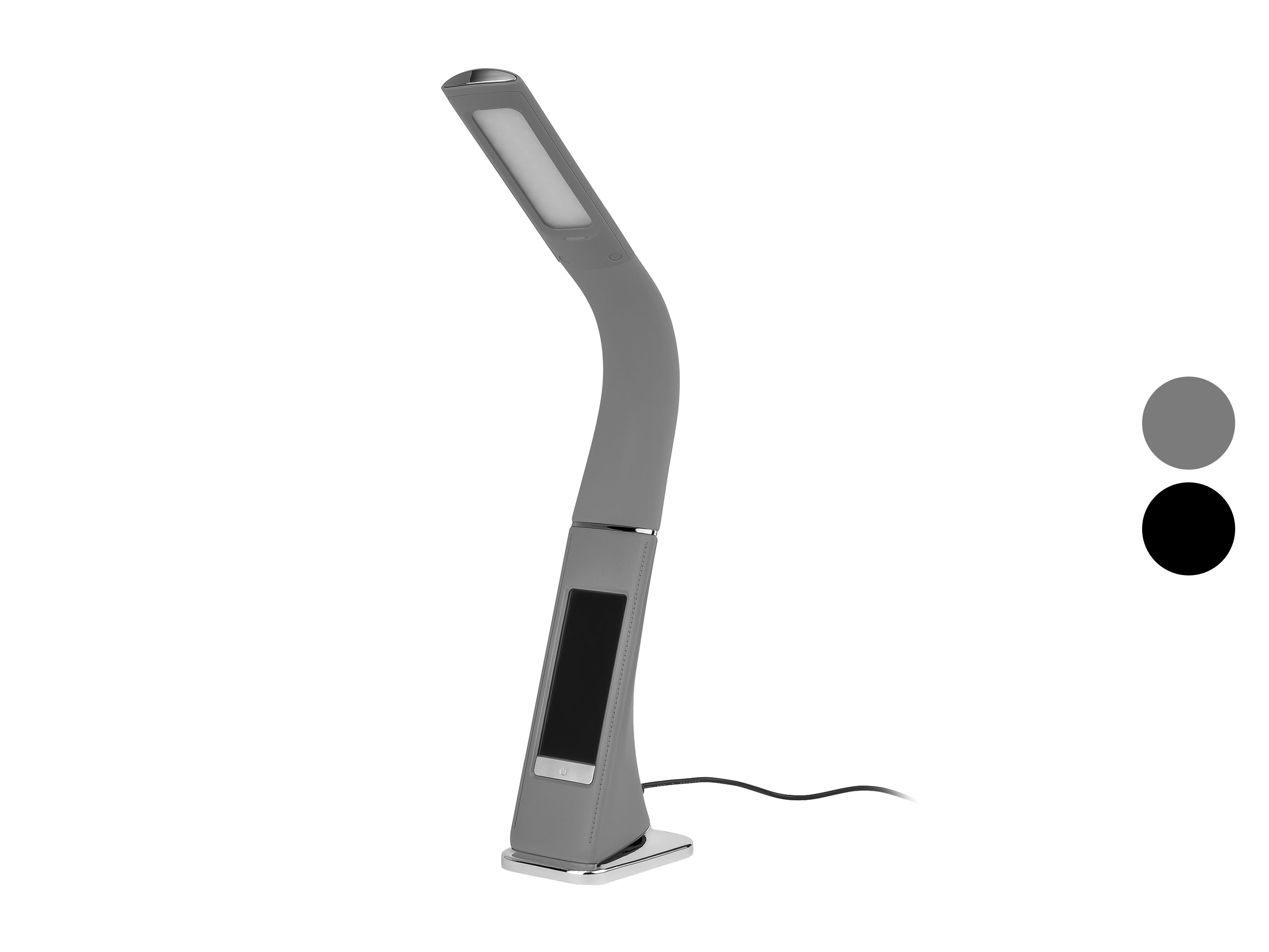 LIVARNO home Lampe de table à LED avec affichage de l'heure