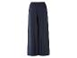 Pantalon large bleu marine élégant.