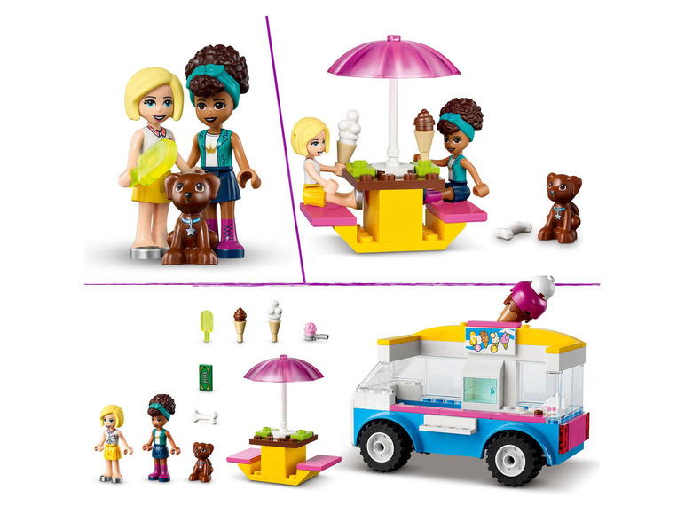 Aller en mode plein écran : LEGO® Friends Le camion de glaces - Image 3