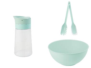 LIVARNO home Shaker à sauce ou saladier et couverts à salade