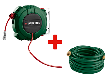 PARKSIDE® Tuyau pneumatique + Enrouleur
