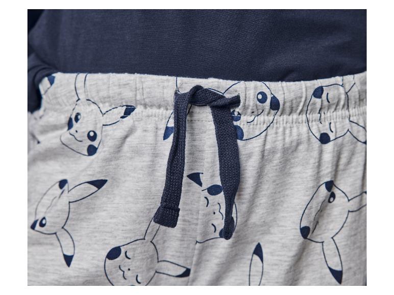 Pantalon de survêtement gris avec un imprimé Pikachu.