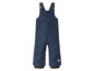 Salopette de ski bleue pour enfant.