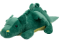 Peluche dinosaure vert allongé