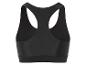 Soutien-gorge de sport noir, dos nageur.